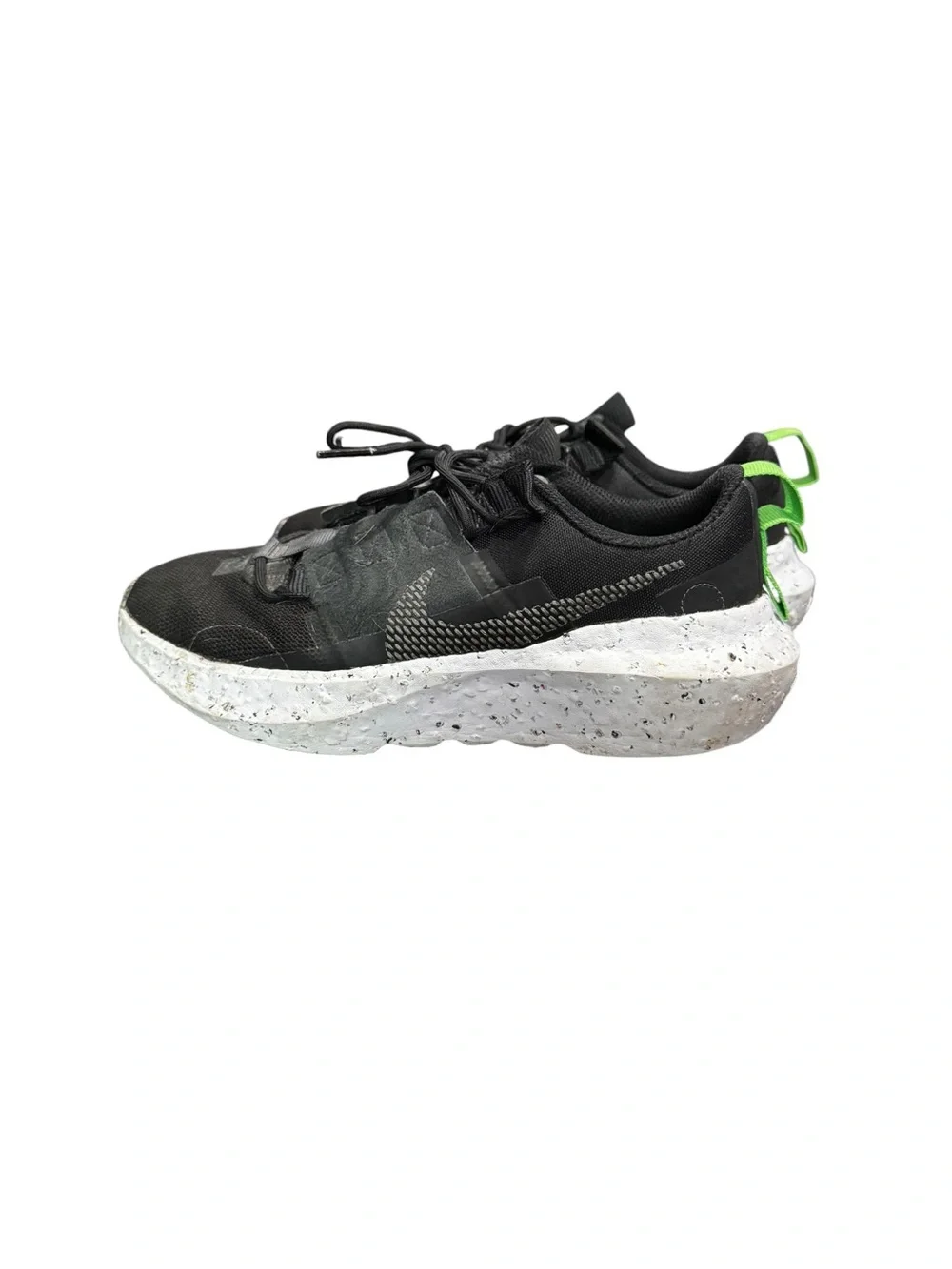🖤Nike Crater Impact Sneakers — Size 7 — Black/Volt Green — Good Condition 💚